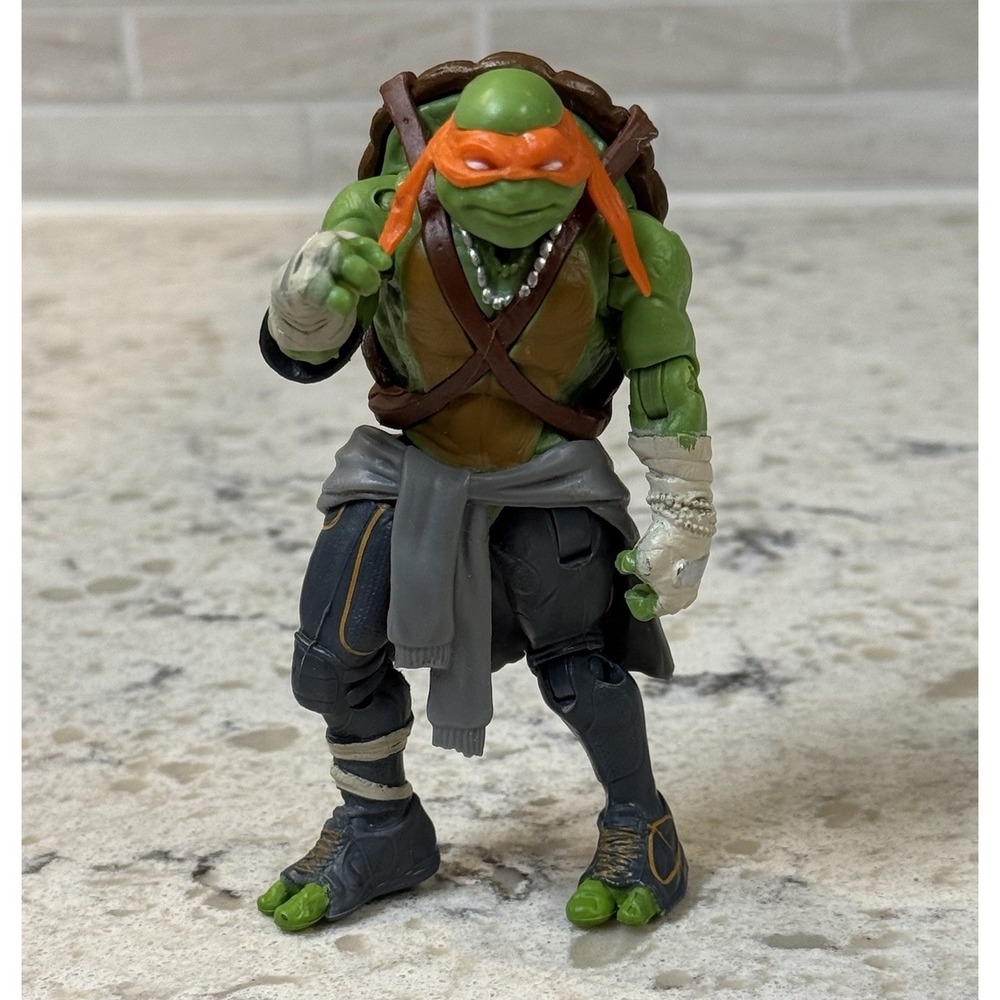 TMNT Teenage Mutant Ninja Turtles Michelangelo Action Figure Playmates Toys 2014